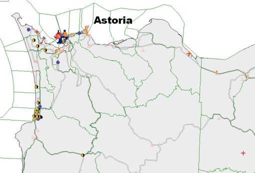 astoria Northwest Corner (includes WNW central section)