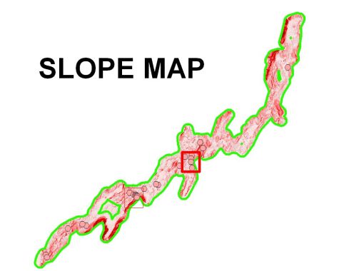 A Slope Map of Fishkill Creek Floodplain based on Data Provided by NED data