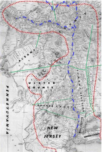 HudsonValleyCounties_1800_Counties 1800 Counties map