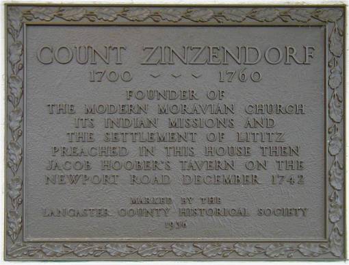 ZinzendorfPlaque