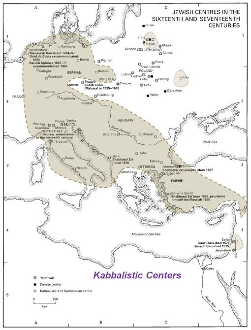BaalShemTovQabalaCentersMap