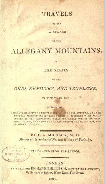 Michaux_TravelstotheWestoftheAlleghenyMtns_1805_tp