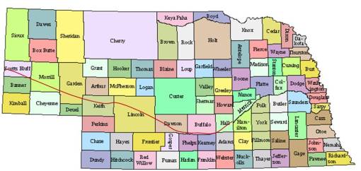 Nebraska-Counties-Trail