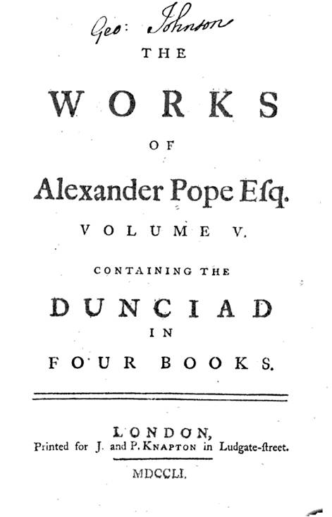 AlexanderPopes_Dunciad_TheWorks-vol5_