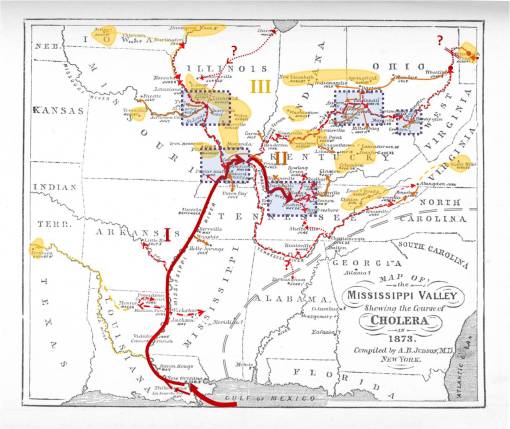 1873_Cholera_MississippiValley_ABJudson_choleradiffusionhierarchy