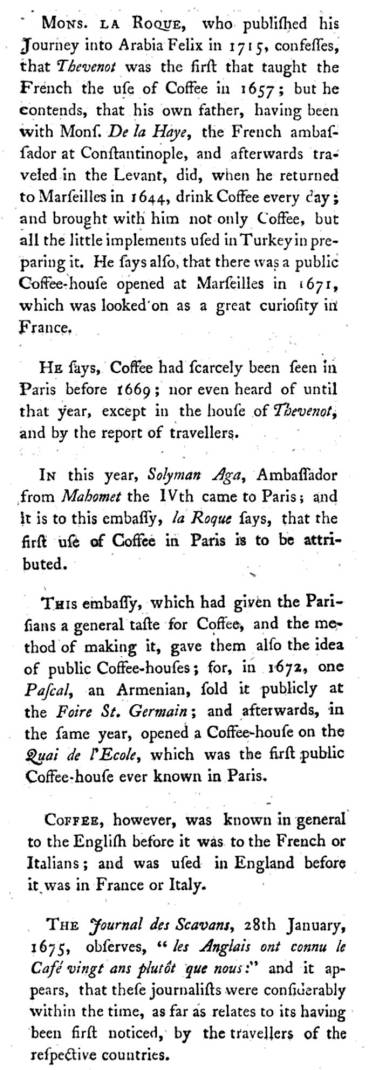 Caffea_Introduction toEurope