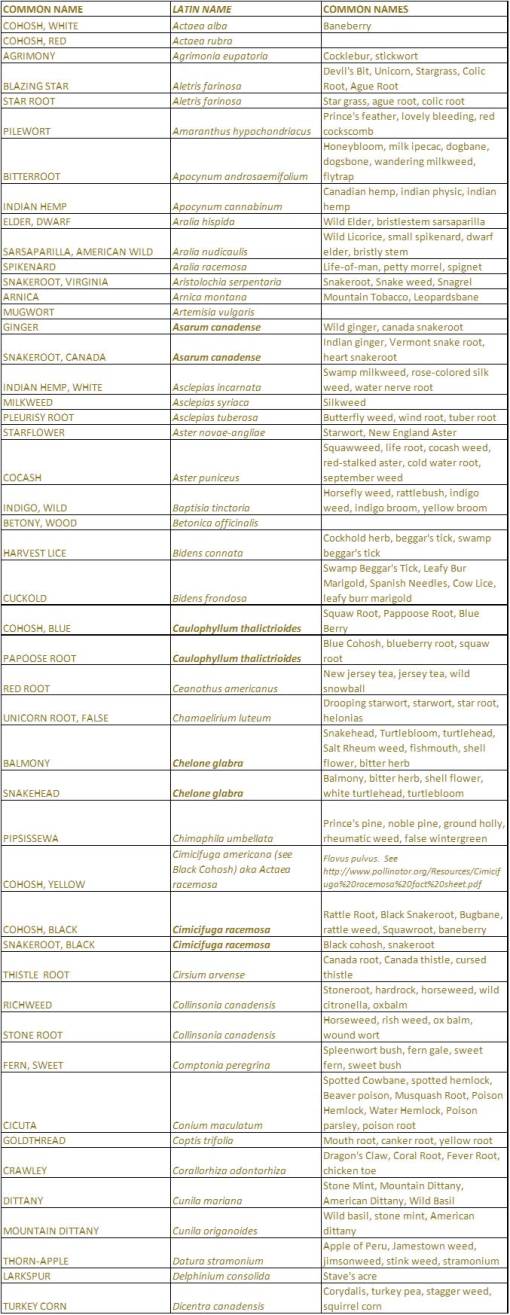 ShakerVillageHerbs_Native_Herbs_2-Dicots_GeneraA-D