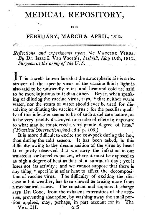DrIsaacIVanVoorhis_Fishkill_CowpoxInoculationinFishkill_1811_MedRepos-MarApr1812_p315