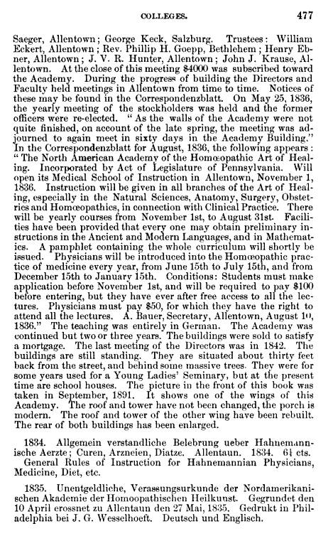 Homeopathy_HistoryofAllentownAcademy_fromtheBibliography_p477