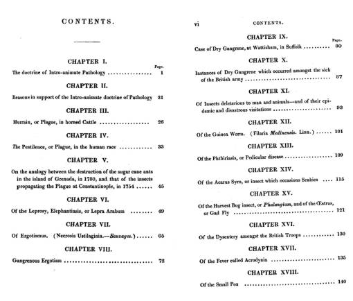 AdamNeale_1831_TheTruthofLinnaeanDoctrine_AnimalContagions_1_toc_v-vi