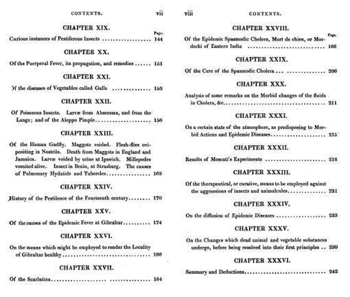AdamNeale_1831_TheTruthofLinnaeanDoctrine_AnimalContagions_1_toc_vii-viii
