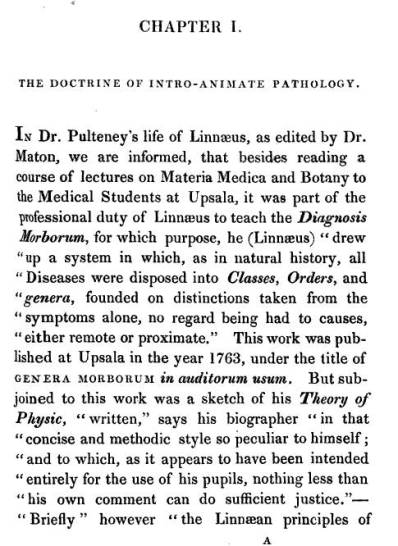 AdamNeale_1831_TheTruthofLinnaeanDoctrine_AnimalContagions_2_Ch1_p1_IntroAnimatePathology