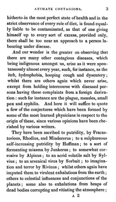 AdamNeale_1831_TheTruthofLinnaeanDoctrine_AnimalContagions_2_Ch1_p3_IntroAnimatePathology