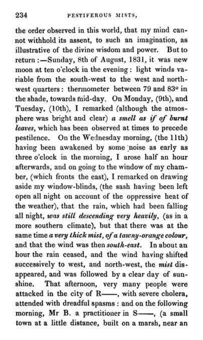 AdamNeale_1831_TheTruthofLinnaeanDoctrine_AnimalContagions_8_Ch34_p234_OntheDiffusionofEpidemicDiseases