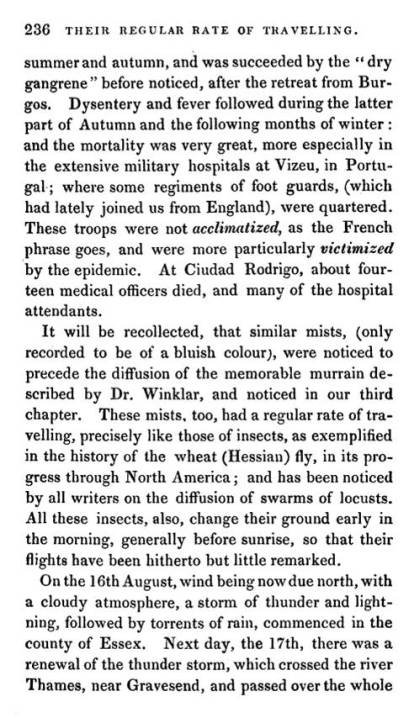 AdamNeale_1831_TheTruthofLinnaeanDoctrine_AnimalContagions_8_Ch34_p236_OntheDiffusionofEpidemicDiseases