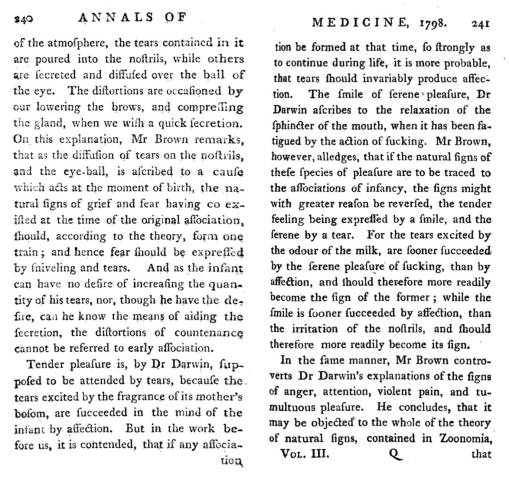 AnnalsofMedicine_1798_ObservationsoftheZoonomia-byThomasBrown_BookReview_240-1