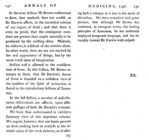 AnnalsofMedicine_1798_ObservationsoftheZoonomia-byThomasBrown_BookReview_250-1