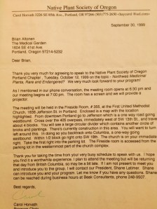 Self_Oct12,1999_NWRarePlantsMtg