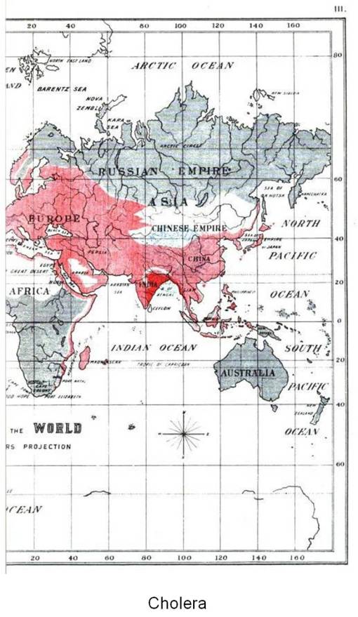 Felkin_1889_TropicalDiseases_24_Cholera_halfMAP