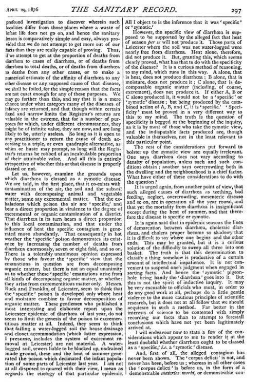 HenryHVernon_OnSomeDefectsintheRegistarGeneralsClassification_SanitaryRecord_Apr29-1876_p297
