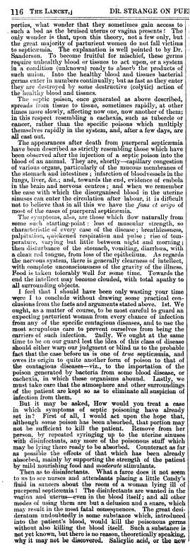Lancet_July27-1878_WmStrange_PuerperalSepticemia_Part2_p116a
