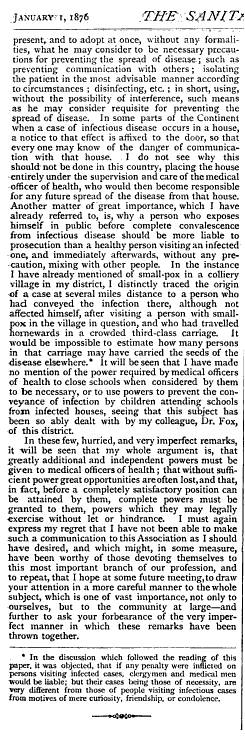 SanitaryRecord_Jan1-1876_PowersandDutiesofMedicalOfficers-InfxDisxs_JMMaclagan_p3