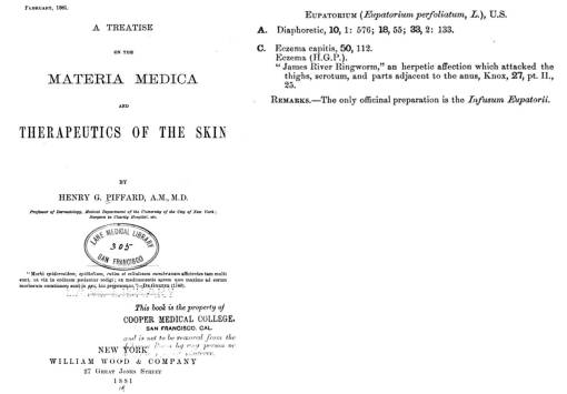 HenryGPiffard_ATreatiseoftheMatMedoftheSkin_Feb1881_Eupatorium