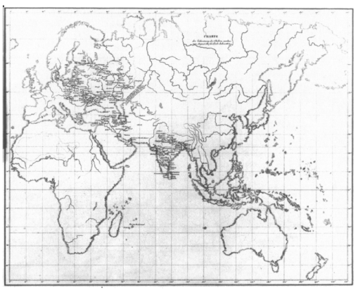 Schnurrer_map2-world_Cholera_Aug1817-July1831