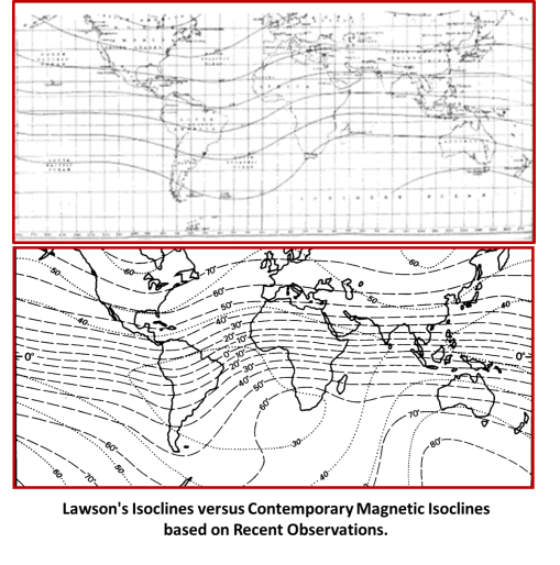 Lawsons-vs-ContemporaryFaraday-MagneticIsoclines