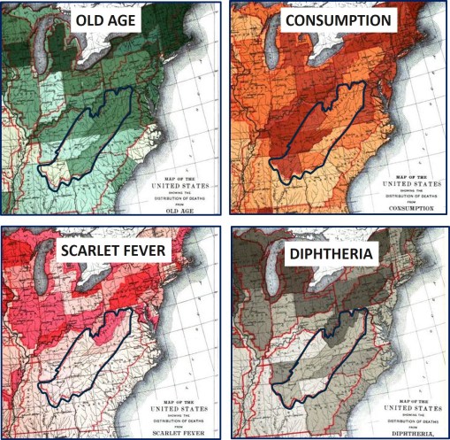 1890Census_collage2X2-latitudinaldiseasepatterns
