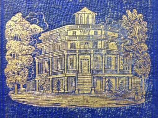 FowlerOrsonS_ResidenceofOSFowlerFishkillNY_21_Stamp-on-Blue-Cover